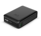 Powerbank Ksix Nano 10.000 Mah, Tamaño De Bolsillo, Power Delivery, 22,5 W, Cable Usb-c A Usb-c, Carga Simultánea, Negro