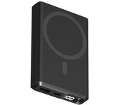 Powerbank Magnética Ksix 10.000 Mah, Compatible Magsafe, Power Delivery, 22,5 W, Cable Usb-a A Usb-c, Carga Simultánea, Negro