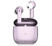 Auriculares Inalámbricos Ksix Meteor, Estuche Metálico, Enc, Autonomía 4+28 H, Control Táctil, Asistentes De Voz, Rosa