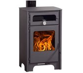Estufa De Leña Con Horno Eco Design Modelo Firenze Premium