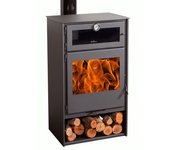 Estufa De Leña Horno Eco Design Modelo Nice Titanium