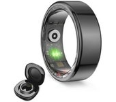 Anillo Inteligente Ksix Saturn, Talla S, Aut. 3 Días, Actividad Y Salud, Monitor Sueño, 5atm, Negro