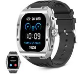 Smartwatch Ksix Hero, Pantalla Amoled 1,95", Aut. 7 Días, Modos Deporte Y Salud, Asistentes De Voz, Ip68, Negro