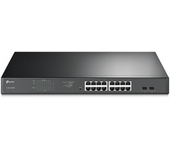 Switch Tp-link 16 Puertos 10/100/1000 Mbps Poe+/sfp (tl-sg1218mpe)