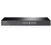 Switch De Armario Tp-link Tl-sf1016 16p Gigabit 10/100m 1 U 19"