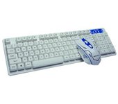 Teclado Y Raton Inalámbrico - Blanco Pct102 Pack