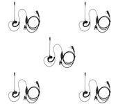 Auricular Con Gancho Para La Oreja 1/2/5 Con Ptt Y Micrófono Para Kenwood