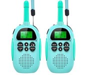 Paquete De 2 Walkie Talkies Para Niños - Recargable - Regalo De Navidad O Cumpleaños Para Niños Con Linterna, Para Exteriores, Camping, Senderismo