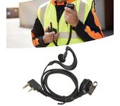 Auriculares De Radio Bidireccional Universal K-head Auriculares Walkie Talkie Galvanizados De 2 Polos Con Micrófono, Paquete De 10