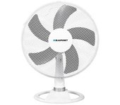 Ventilador De Sobremesa Blaupunkt Bp2015 - 50w De Potencia -3 Velocidades - Color Blanco - 5 Aspas