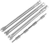 Quemador De Tubo De Repuesto Para Parrilla De Gas Para Barbacoa, Quemador De Acero Inoxidable De 46cm 69787 Para Repuestos De Barbacoa Weber Spirit