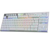 Redragon - Horus Teclado Mecánico Tkl Gaming Inalámbrico Rgb - Switch Rojo - Español - Blanco