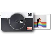 Kodak Mini Shot Combo 2 Retro C210r - Cámara Instantánea (formato 5,3 X 8,6 Cm - 2,1 X 3,4 '', Pantalla Lcd 1,7'', Bluetooth) 8 Fotos Incluidas