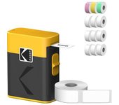 Kodak Memo Label Era M50 Bundle - Impresora De Etiquetas Inalámbrica + 13 Rollos Adhesivos, Bluetooth, Ios/android, Impresión En 5s, 4 Colores De