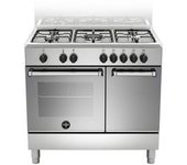 Bertazzoni La Germania Americana Amn9p5exv Cocina Cocina Independiente Eléctrico Encimera De Gas Acero Inoxidable A