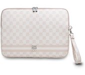 Elegante Funda Para Pc De 13 / 14 Pulgadas Con Estampado De Cuadros Y Rayas