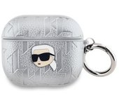 Estuche Para Airpods 3 Con Monograma Y Diseño Karl Head En Relieve