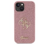 Funda Para Iphone 13 Glitter Con Logotipo Metálico