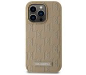 Funda Para Iphone 14 Pro Magsafe Con Diseño De Monograma Y Logotipo Metálico