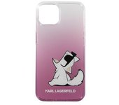 Funda Karl Lagerfeld Iphone 13 Mini Choupette Fun Rosa Traslúcido