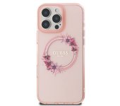 Funda Para Iphone 16 Pro Max Magsafe Con Círculo Floral
