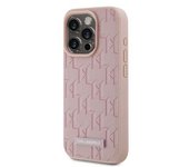 Funda Para Iphone 15 Pro Magsafe Con Diseño De Monograma Y Logotipo Metalizado