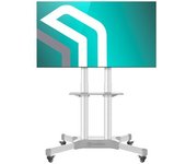 Onkron Ts1351-wht Soporte Con Ruedas Para Tv 32"-65" Vesa 600x400 Máx 45,5 Kg
