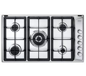 Placa De Cocina De Acero Inoxidable Empotrada De'longhi Pli 59 Ghd De 86 Cm Y 5 Fuegos