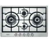 Placa De Cocina De Acero Inoxidable Empotrada De'longhi Nsl 475 X De 75 Cm Y 4 Fuegos