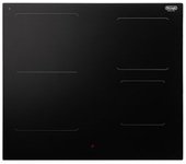 Placa De Inducción Empotrada De'longhi Sli 602 Negra De 60 Cm Y 4 Fuegos