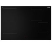 Placa De Inducción Empotrada De'longhi Sli 804 Negra De 78 Cm Y 4 Fuegos