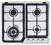 De'longhi Pfi 46 Gh Acero Inoxidable Empotrable 60 Cm Gas 4 Quemadores