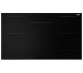 Placa De Inducción Empotrada De'longhi Sli 905 Negra De 90 Cm Y 5 Fuegos