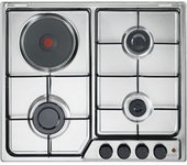Placa De Cocina De'longhi Ffi 36 Er De Acero Inoxidable Empotrada De 58 Cm Y 4 Fuegos