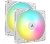Corsair Rs Argb Serie 140 Blanco, Paquete Doble