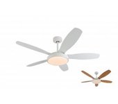Ventilador De Techo Con Luz Noaton 12132wwb Maia Blanco/arce