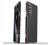 Capa Protetora De Metal Estilo Luzes Polares + Protetor De Anel De Lente De Câmera Para Sony Xperia 1 Iii 5g