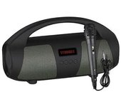 Alto-falante Bluetooth Tws Portátil Rádio Fm Subwoofer Estéreo Sem Fio Com Microfone