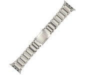Pulseira De Substituição De Aço Titânio One Bead Para Apple Watch Series 7 45 Mm / Watch 4/5/6/se 44 Mm 1/2/3 42 Mm - Prata