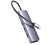Adaptador Ugreen 70411 Cm195 6in1​type-c A Sd/tf 2usb3.0 Hdmi Pd Para Huawei Mate40/p50 Samsung S20