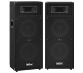 Altavoces Escenario Profesional Hifi Pasivos 2 Uds 1000w Negro Vidaxl