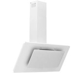 Campana Extractora Acero Inoxidable Vidrio Templado Blanco 90cm Vidaxl