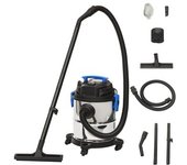 Aspirador En Seco Y Húmedo Plateado 1200 W 20 L Vidaxl