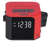 Schneider Radio Reloj Despertador Luna Proyector R