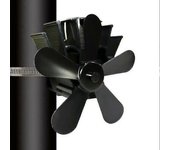 Ventilador Para Chimenea De Aluminio, Eficiente, Accionado Por Calor, 5 Aspas