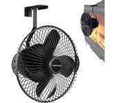 Ventilador De Quemador De Leña, Ventilador De Estufa Diseñado Para Colgar, Alimentado Por Calor Con Cubierta Protectora