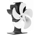 Sf502g Ventilador De Estufa De Chimenea De 5 Aspas Ventilador De Calor Silencioso Y Eficiente Para Madera