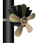Ventilador De Estufa De Leña Con Múltiples Aspas Para Chimenea - Quemador De Leña