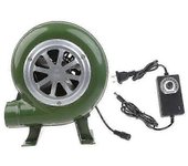 El Mini Herrero Del Ventilador Del Bbq Forja El Ventilador Con Las Fans Eléctricas De La Estufa De Leña De La Fan Q84d Del Conducto Y Blowe