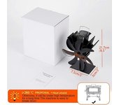 Ventilador Para Hogar De 7 Aspas, Estufa De Calor Con Ventilador, Quemador De Madera, Calentador De Ventilador Silencioso Ecológico, Distribución